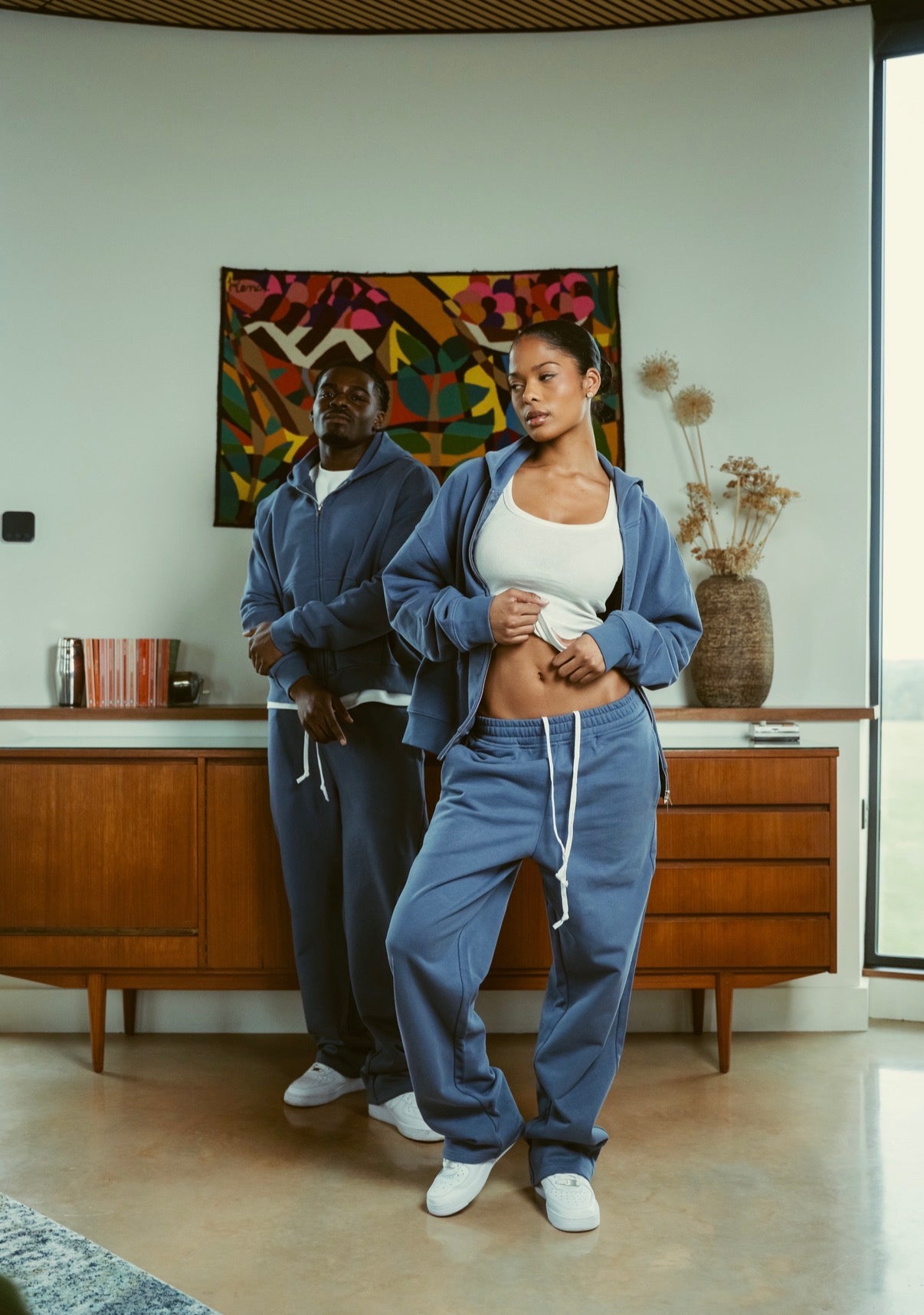 BLANCS JOGGERS V2 - NAVY