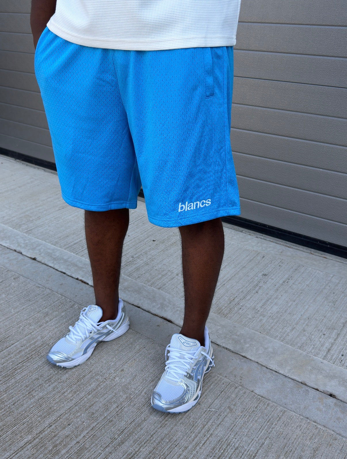BLANCS MESH SHORTS - BLUE