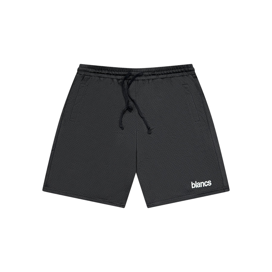 BLANCS MESH SHORTS - BLACK