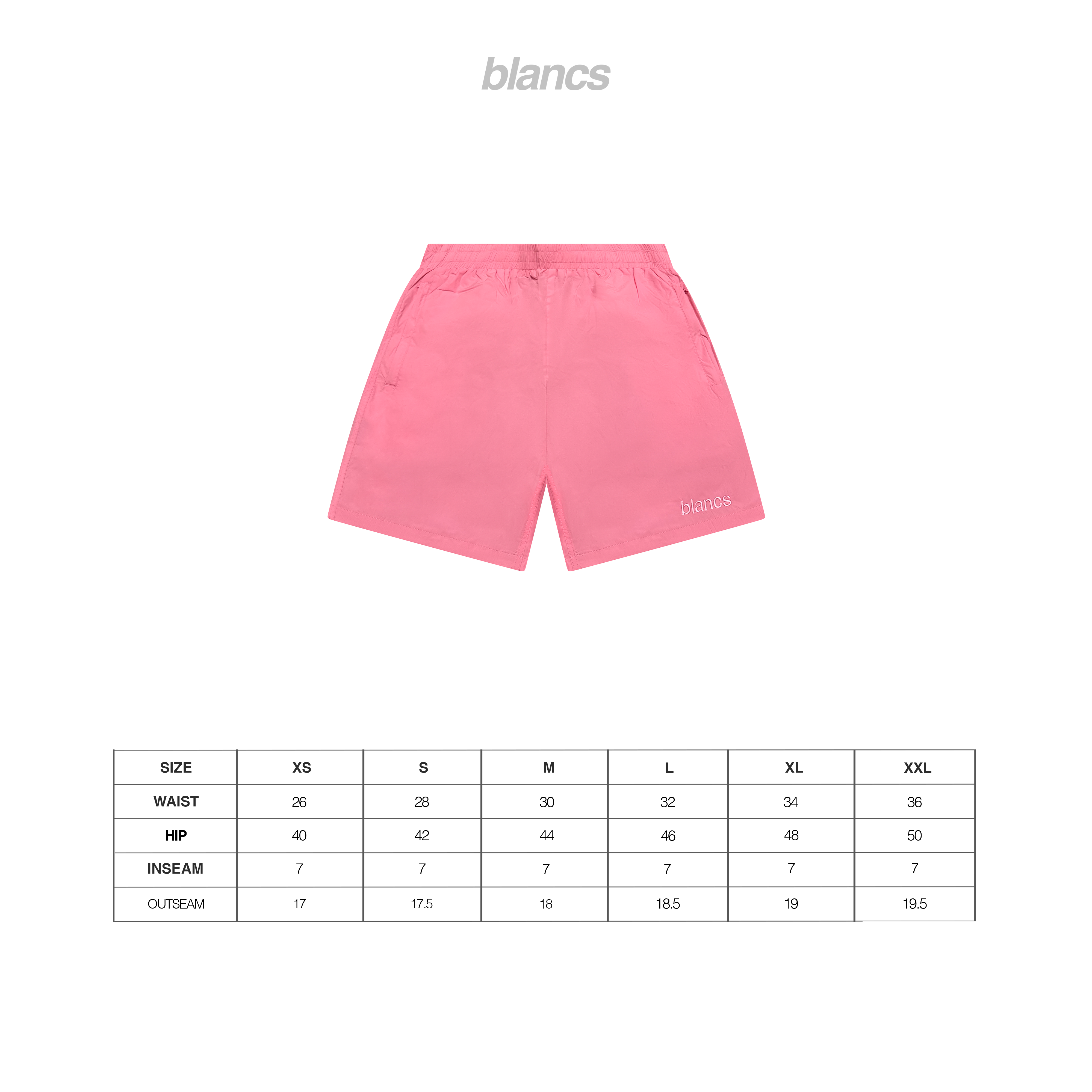 BLANCS SWIM SHORTS - PINK