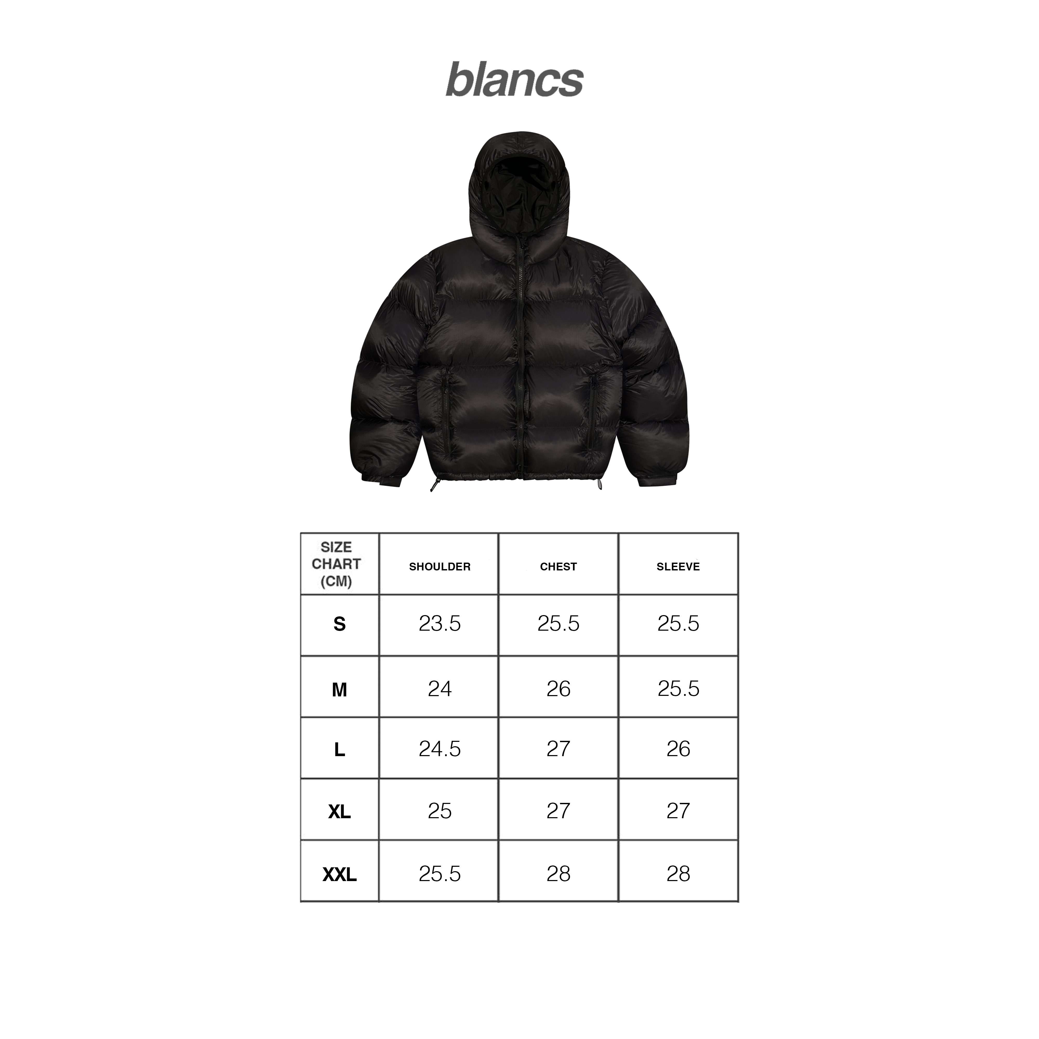 BLANCS DOWN PUFFER JACKET