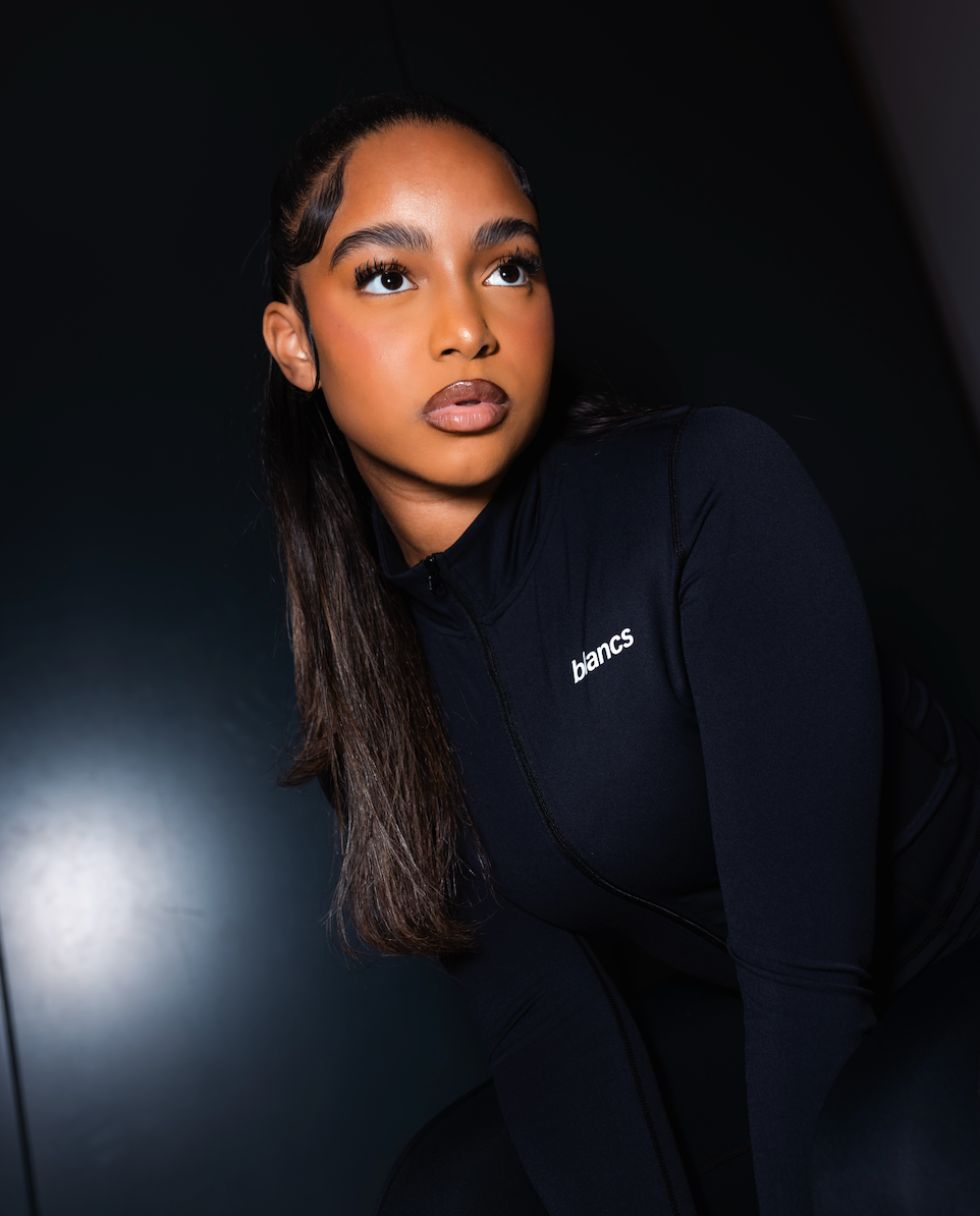 BLANCS ACTIVEWEAR TRACK JACKET - BLACK