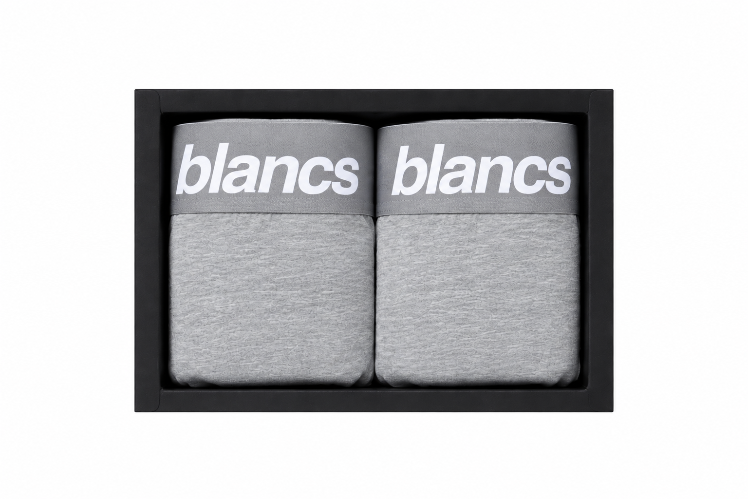 BLANCS GREY BOXER SHORTS - 2 PACK
