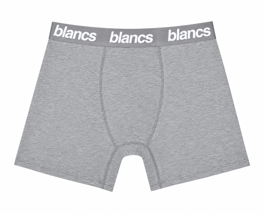 BLANCS GREY BOXER SHORTS - 2 PACK