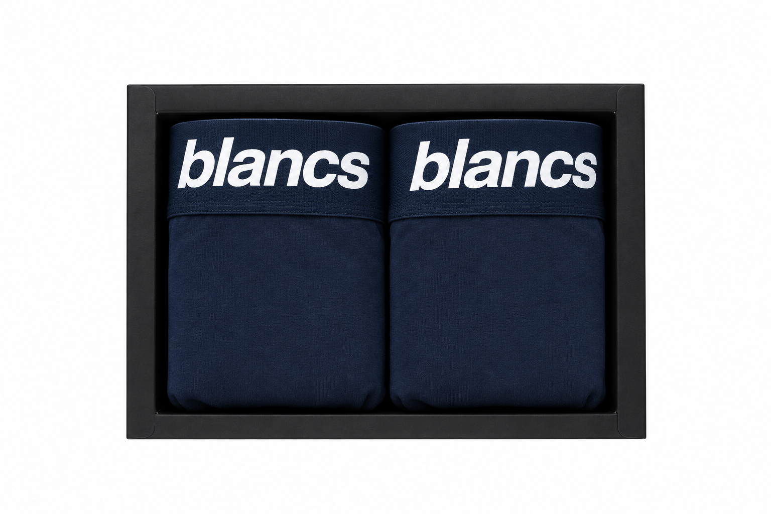 BLANCS NAVY BOXER SHORTS - 2 PACK